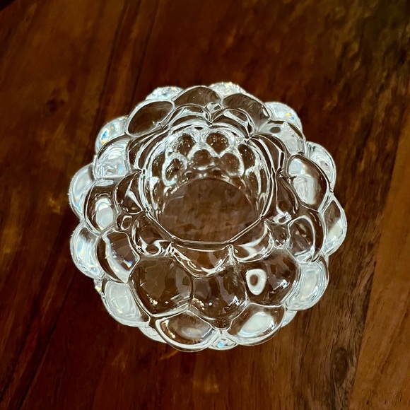 NWOT Orrefors Raspberry Votive Candle Holder - Picture 3 of 7